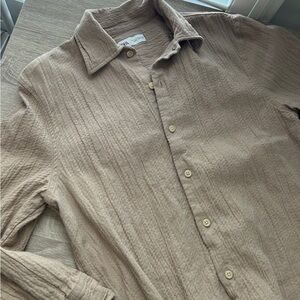 Zara cotton trendy shirt jacket